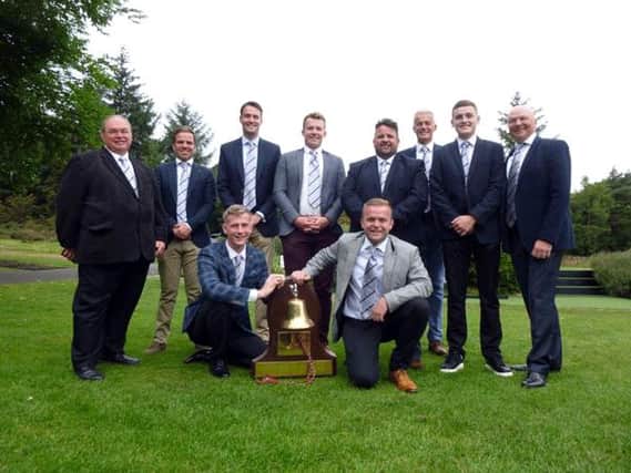 Glasgow Golf Club's winning team in this year's Boundary Bell at Cathkin Braes. Picture: golfinglasgow.com