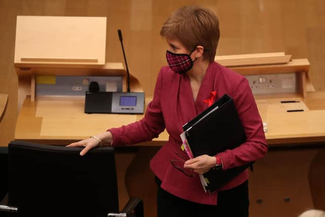 Scottish First Minister Nicola Sturgeon. Picture: Andrew MIlligan - WPA Pool/Getty Images