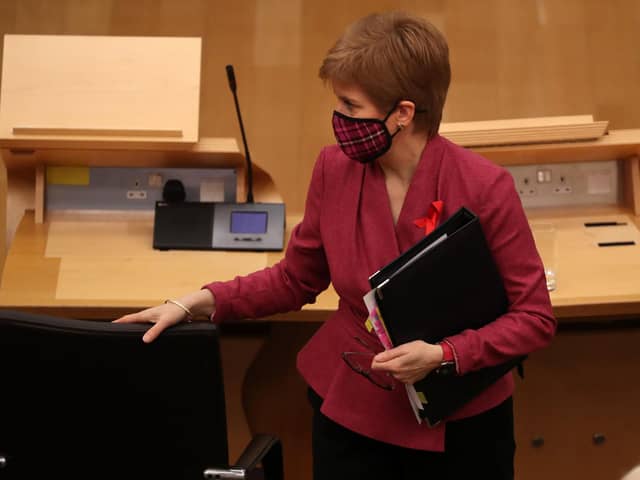 Scottish First Minister Nicola Sturgeon. Picture: Andrew MIlligan - WPA Pool/Getty Images
