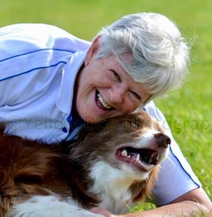 Annette Black, pictured with her dog, Red, had been looking forward to Crufts for a year.