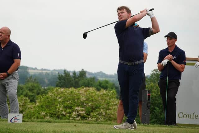 Calum Fyfe in action during the second round of the Cumberwell Park Championship on the PGA EuroPro Tour. Picture: PGA EuroPro Tour