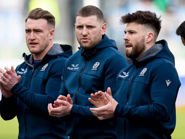 Senior pros Stuart Hogg, Finn Russell and Ali Price are among those to have been disciplined. (Photo by Ross MacDonald / SNS Group)