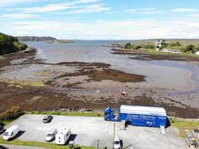 The Screen Machine mobile cinema service, seen here at Bunessan, on the Isle of Mull, has operated across Scotland since 1998. 
Picture: Iain MacColl