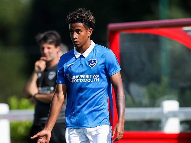 Bizarrely scored against his own Bristol City side after being loaned to Pompey in the 3-3 draw, following an injury to Brandon Mason. Now on loan at Bath City. Picture: Rogan/JMP
