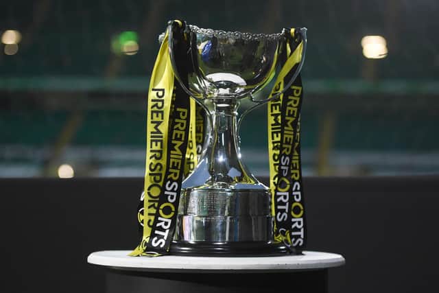 The Premier Sports Cup last-16 draw will take place this afternoon.  (Photo by Ross MacDonald / SNS Group)