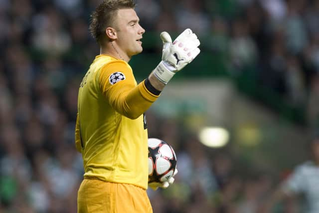 Artur Boruc in action for Celtic back in 2009.