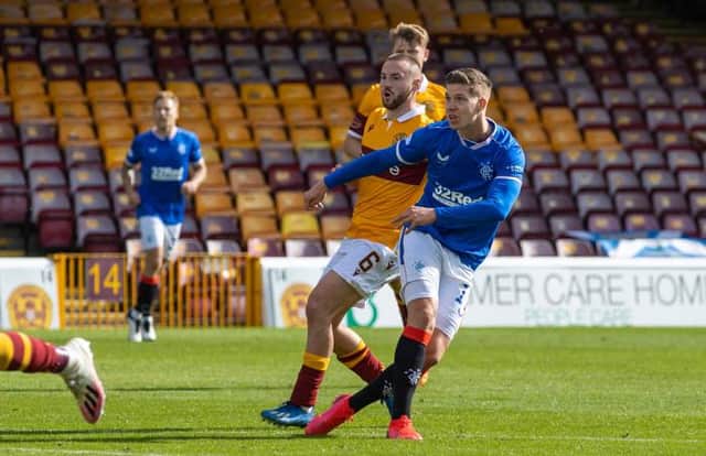 Cedric Itten made it 4-0 to Rangers during Sunday's Scottish Premiership match (Photo by Craig Williamson / SNS Group)