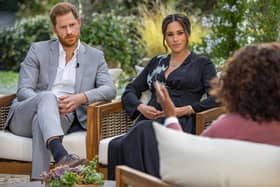 Meghan and Harry drop bombshell upon bombshell in their interview with Oprah Winfrey (Picture: Harpo Productions/Joe Pugliese via Getty Images)