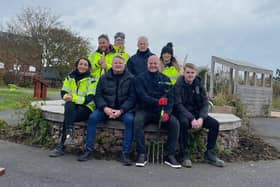 Volunteers helped to clear up the popular park in .