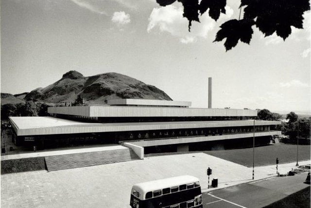 A view of the Edinburgh Royal Commonwealth Pool in 1970. The facility was built for the Games.