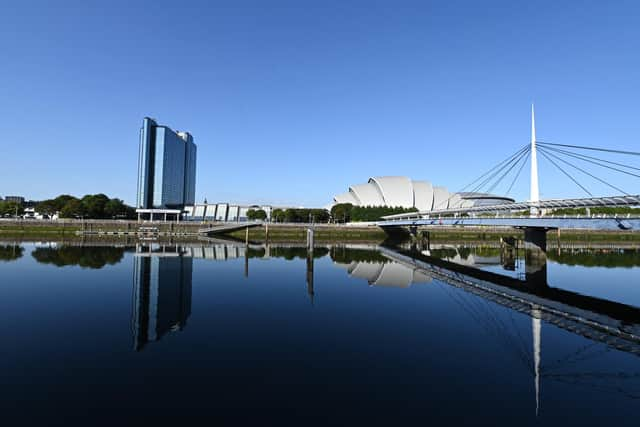 Glasgow ranked highly for availability of public transport, and its number of green-rated commercial buildings, for example. Picture: John Devlin.