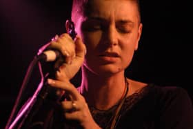 Sinéad O'Connor sings at a concert in aid of the Chernobyl Children's Project in Dublin in 2003 (Picture: Getty Images)