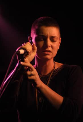 Sinéad O'Connor sings at a concert in aid of the Chernobyl Children's Project in Dublin in 2003 (Picture: Getty Images)