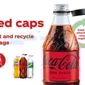 Coca-Cola is moving to attached caps across its entire drinks range in an effort to boost recycling and prevent litter. The move by Coca-Cola Great Britain, which it said is a first for a major soft drinks company, aims to make it easier for consumers to recycle the entire package.