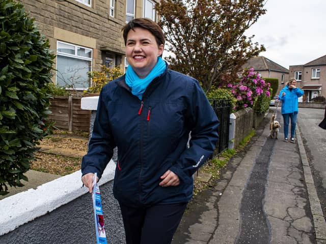 Ruth Davidson will be on the campaign trail in Edinburgh. Picture: Lisa Ferguson