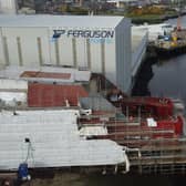 The Ferguson Marine shipyard at Port Glasgow. Picture: John Devlin