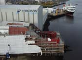 The Ferguson Marine shipyard at Port Glasgow. Picture: John Devlin