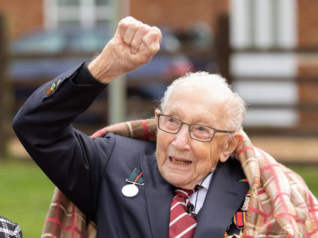 The values that led Captain Sir Tom Moore to do what he could to help the NHS during the Covid crisis are ones we should all share (Picture: Emma Sohl/Capture the Light/AFP via Getty Images)