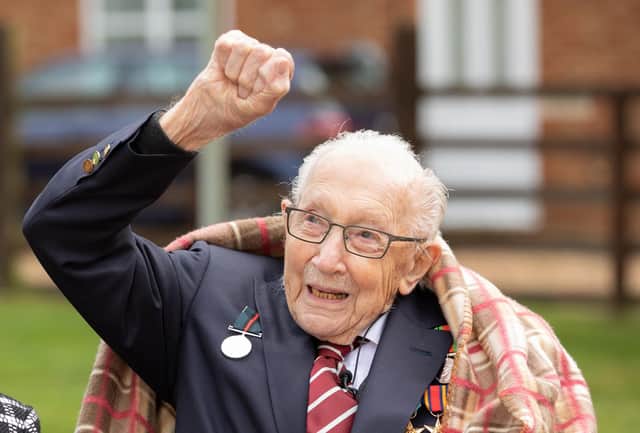 The values that led Captain Sir Tom Moore to do what he could to help the NHS during the Covid crisis are ones we should all share (Picture: Emma Sohl/Capture the Light/AFP via Getty Images)