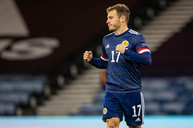 Fraser Fraser will miss the match in Belgrade through injury, which could be a significant blow for Scotland. Picture: SNS