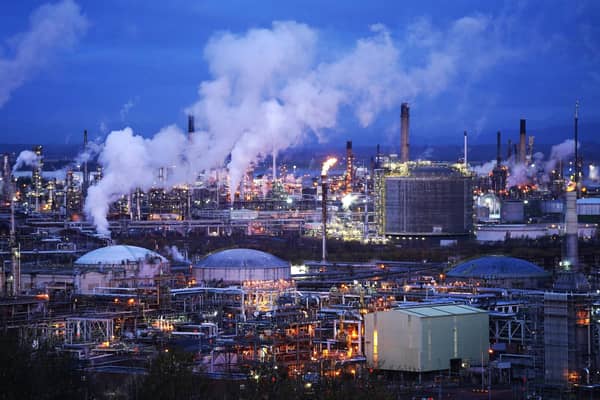 The Grangemouth industrial hub (Photo by Jane Barlow/PA)