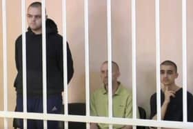 Two Britons, Aiden Aslin and Shaun Pinner are sentenced to death alongside Moroccan national Saaudun Brahim, Russian media reports
