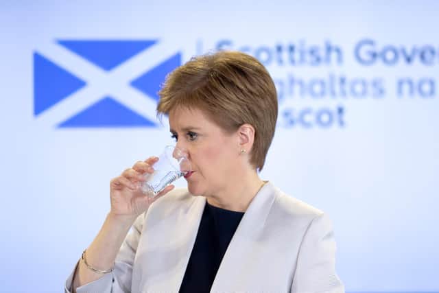 Scotland's First Minister Nicola Sturgeon has again acted faster than the Prime Minister.