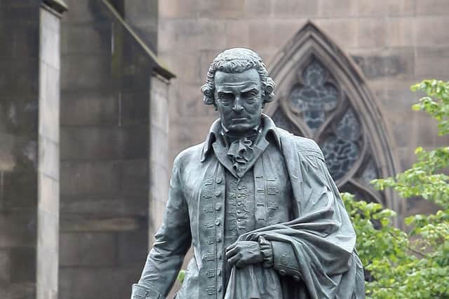 Adam Smith, whose statue is on Edinburgh's Royal Mile, is better known as an economist but he was also a philosopher (Picture: David Cheskin/PA)