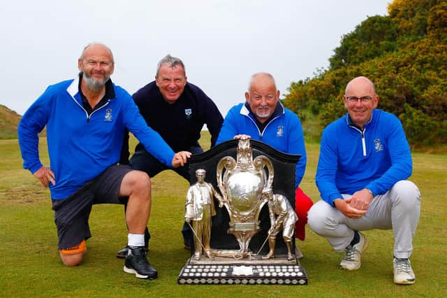 Heriot's Quad are back defending the Dispatch Trophy with the same quartet that finished off the job at the Braids last year, namely an experienced line up of David Campbell, Innes Christie, John Archibald and Scott Johnston. Picture: Scott Louden/National World.