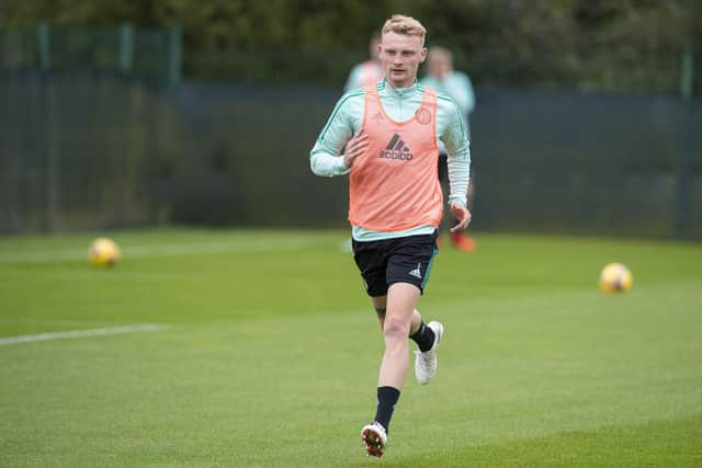 Liam Scales has moved to Aberdeen on a loan deal from Celtic. (Photo by Ross MacDonald / SNS Group)