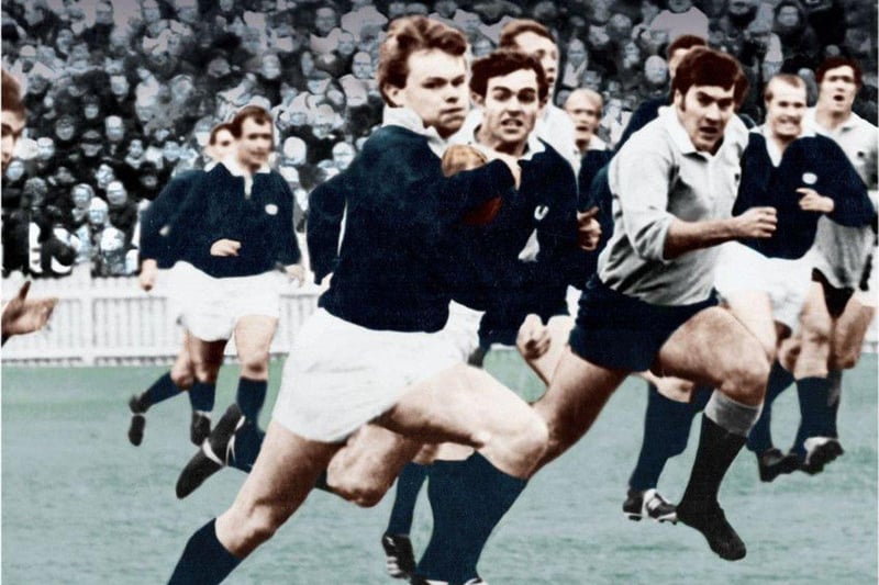 Two players tie for the title of Scotland's fourth most prolific scorer of tries. The first is winger Ian Smith who ran over the line 24 times in just 32 matches from 1924–1933.