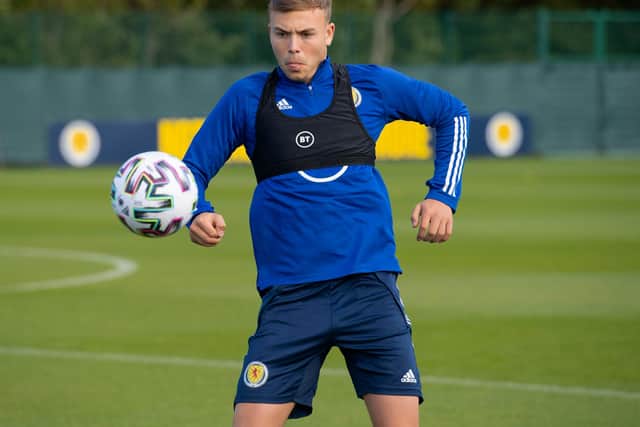 Ryan Porteous during a Scotland training session. Photo by Alan Harvey / SNS Group