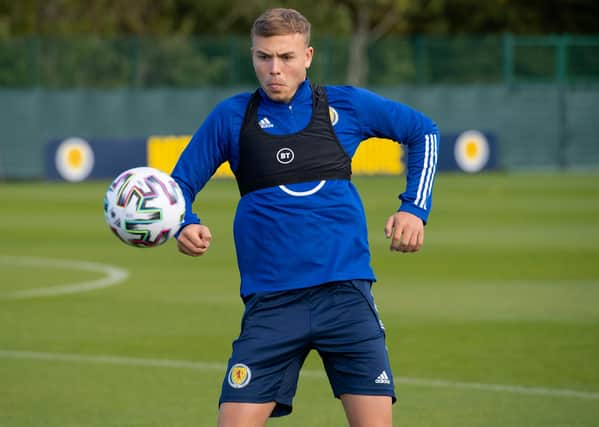 Ryan Porteous during a Scotland training session. Photo by Alan Harvey / SNS Group