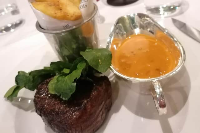 The Coach Makers' sumptuous 300g fillet steak.