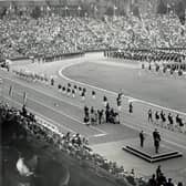 The 1970 Edinburgh Commonwealth Games Opening Ceremony at Meadownbank Stadium.