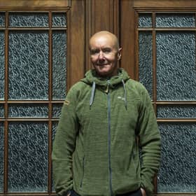 Author Irvine Welsh, pictured at Leith Theatre. Picture: Lisa Ferguson