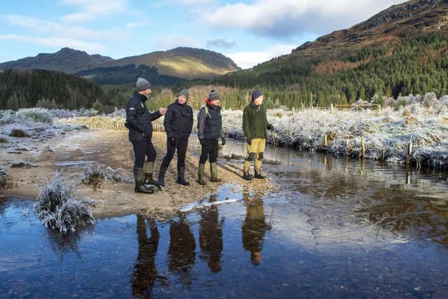 Lochgoil Community Trust, with support from Loch Lomond and Trossachs National Park Authority and Argyll Fisheries Trusts, has deployed a programme of habitat improvements that are already showing promising results for wild salmon and sea trout. Picture: Chris Watt