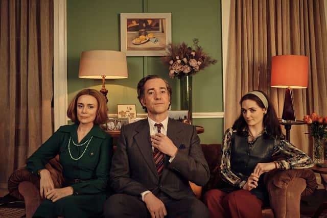 The MP, his wife and his lover - Matthew Macfadyen, Keeley Hawes and Emer Heatley in Stonehouse.