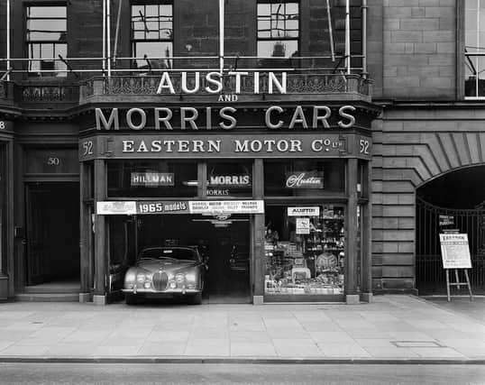 The Eastern Motor Co. Ltd sold Austin and Morris cars from their showroom in George Street in 1964.