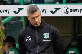 Nick Montgomery has left Hibs less than a year in charge.