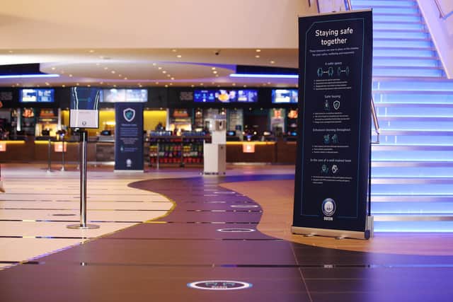 Show start times will be staggered to reduce queues, with safe queuing measures in place such as floor markings and cinema host support.