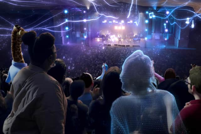 Inside the Meta metaverse: the social media giant debuted its vision for "the successor to the mobile internet" as a virtual reality in which users can feel physically present in computer-generated simulated environments such as concerts and video games. (Image courtesy of Meta)