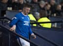 A defected John Lundstram after collecting his losers' medal from the Viaplay Cup final defeat to Celtic, an experience that drove the Rangers midfielder into the arms of his young child for comfort. (Photo by Craig Foy / SNS Group)