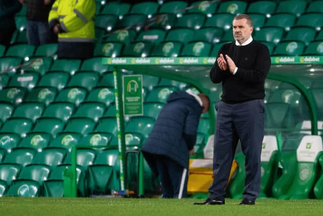 Celtic manager Ange Postecoglou. (Photo by Ross MacDonald / SNS Group)