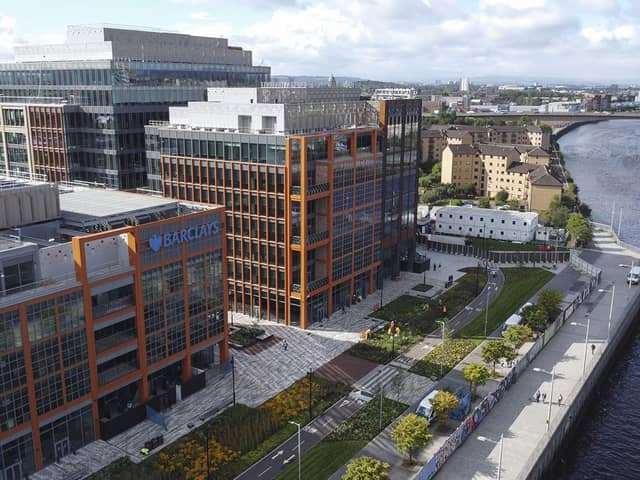 Barclays’ state-of-the art campus on the banks of the Clyde will house 4,000 employees by the end of the year