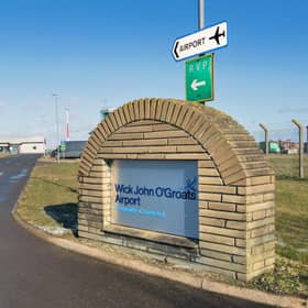The airport at Wick John O’Groats. Picture: Highlands and Islands Airports