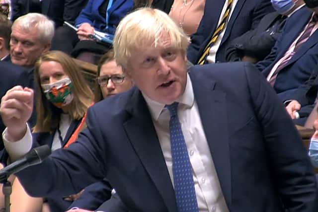 Prime Minister Boris Johnson made the announcement during Prime Minister's Questions.