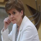 Nicola Sturgeon's 'elimination' policy has been praised by a group of leading scientists. (Photo by Fraser Bremner - WPA Pool/Getty Images)