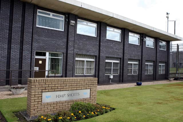 A general view of HMP Shotts in Shotts, Lanarkshire. Picture: Andrew Milligan/PA Wire