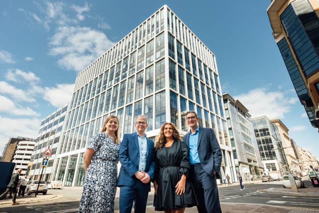 Left to right, Steph Gold, David Collington, Lisa McMinn and Barry McKay.